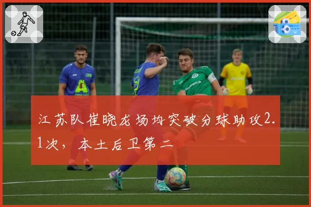 江苏队崔晓龙场均突破分球助攻2.1次,本土后卫第二